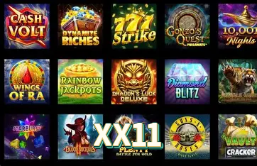 Catálogo de jogos na XX11